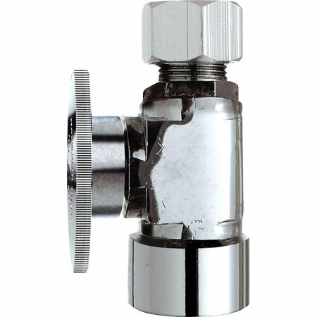 ALL-SOURCE 1/2 In. FIP x 1/2 In. OD Quarter Turn Straight Valve 456410